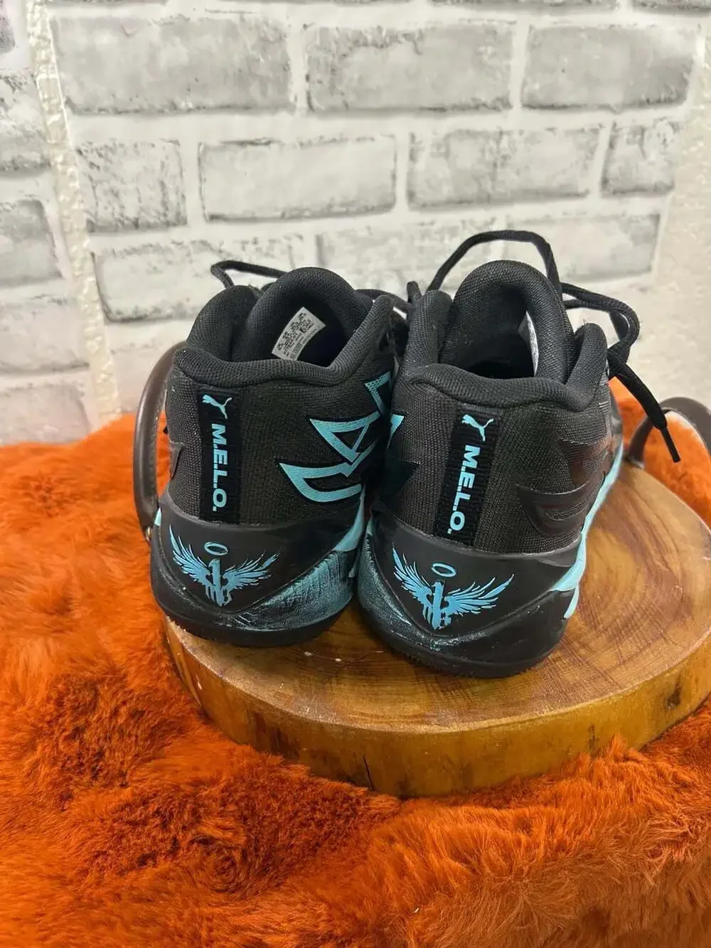 Puma MB.02 Phenom LaMelo Ball Basketball Shoes Black and Blue